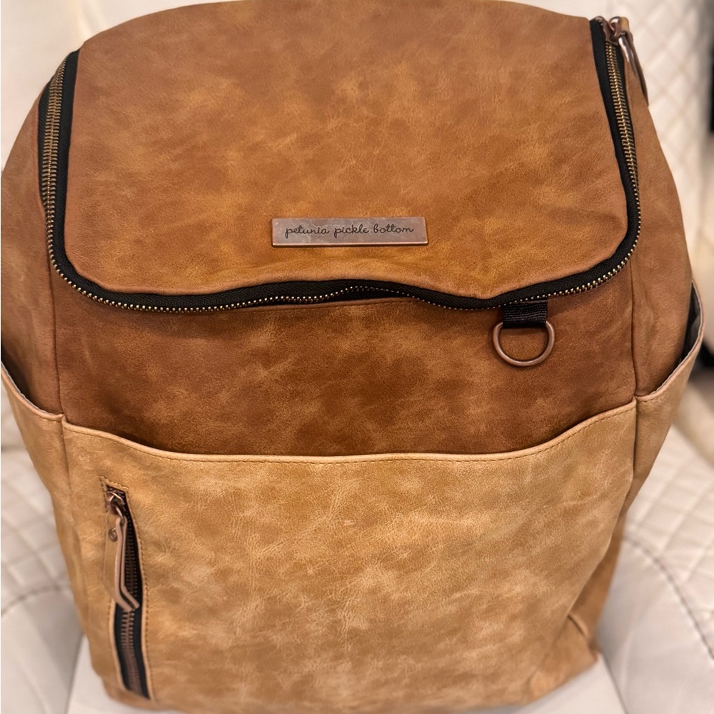 Petunia Pickle Bottom Tempo Backpack in Brioche